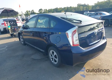 2012 Toyota Prius Two из США, поврежденный, VIN JTDKN3DU8C1578421